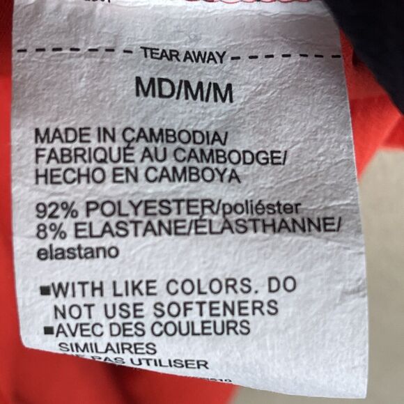 Under Armour Polo Shirt Mens Medium Blue Black Red Performance Blocked Adult NWT - Picture 8 of 11